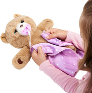 Little Live Pets Cozy Dozy: Cubbles the Bear - 4" Interactive Teddy Bear Toys & Games Moose Toys