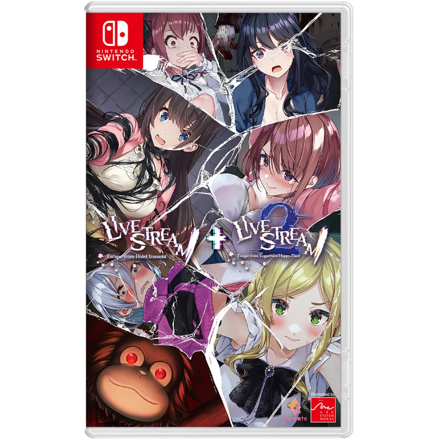 Livestream: Escape from Hotel Izanami + Livestream 2: Escape from Togaezuka Happy Place Collection [Nintendo Switch] Nintendo Switch Video Game Arc System Works