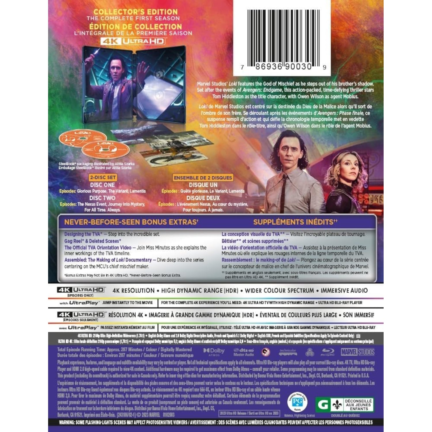 Loki: The Complete First Season (4K UHD) [Blu-ray] DVDs & Blu-Rays Disney   