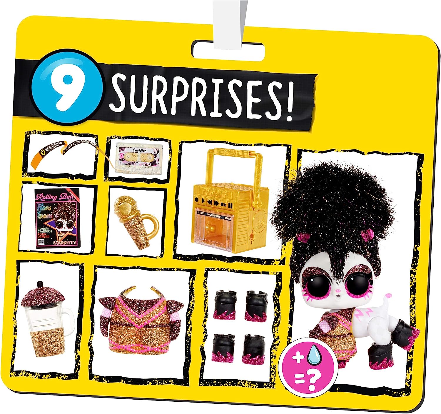 L.O.L Surprise Remix Pets - 9 Surprises with Real Hair & Surprise Song Lyrics LOL Toys & Games LoL Surprise   