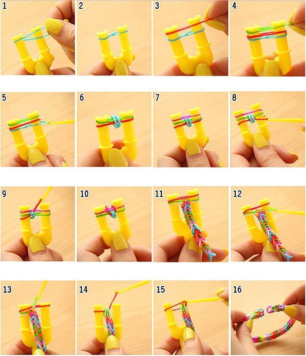 DIY Loom Bands with 23 Colors - Bracelet Making Kit For Kids Toys & Games Wakestar