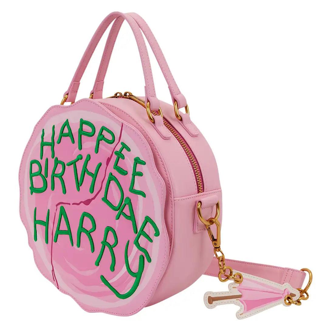 Loungefly Harry Potter: Birthday Cake Crossbody Bag Clothing and Apparel Loungefly