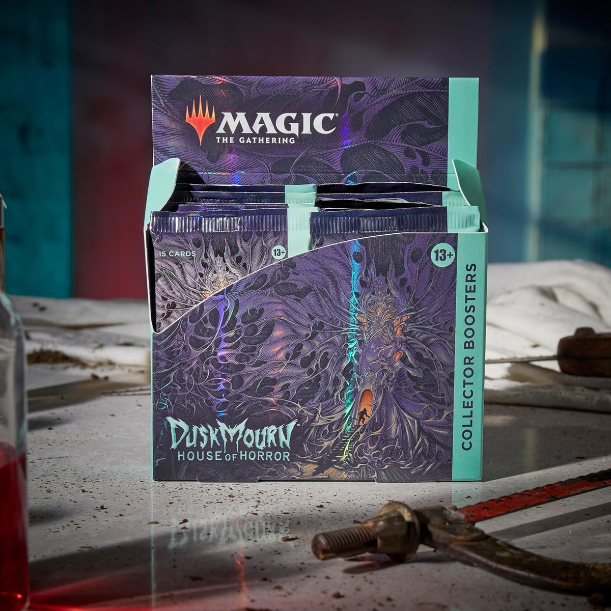 Magic: The Gathering TCG: Duskmourn: House of Horrors - Collector Booster Box - 12 Packs Card Game Wizards of the Coast