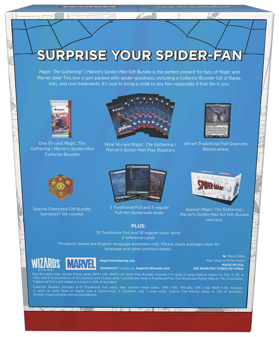 Magic: The Gathering TCG: Marvel's Spider-Man Gift Bundle Card Game Wizards of the Coast