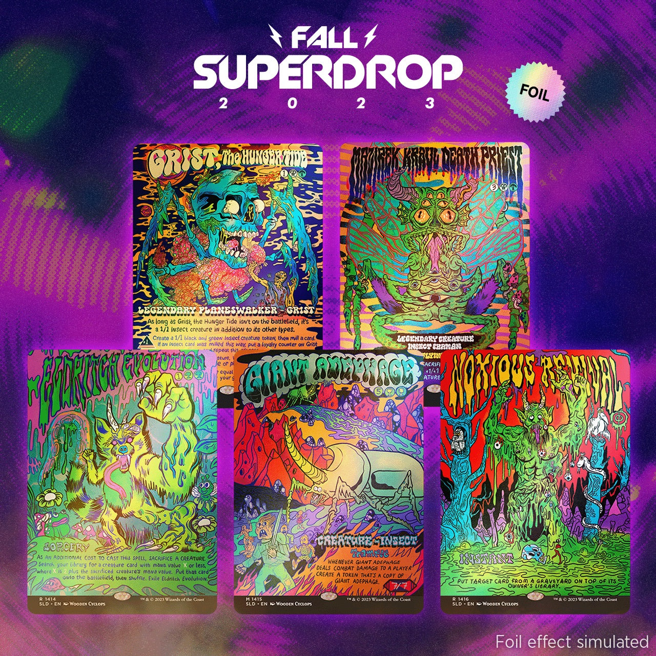 Magic: The Gathering TCG: - Secret Lair - Buggin' Out Foil Edition Card Game Wizards of the Coast