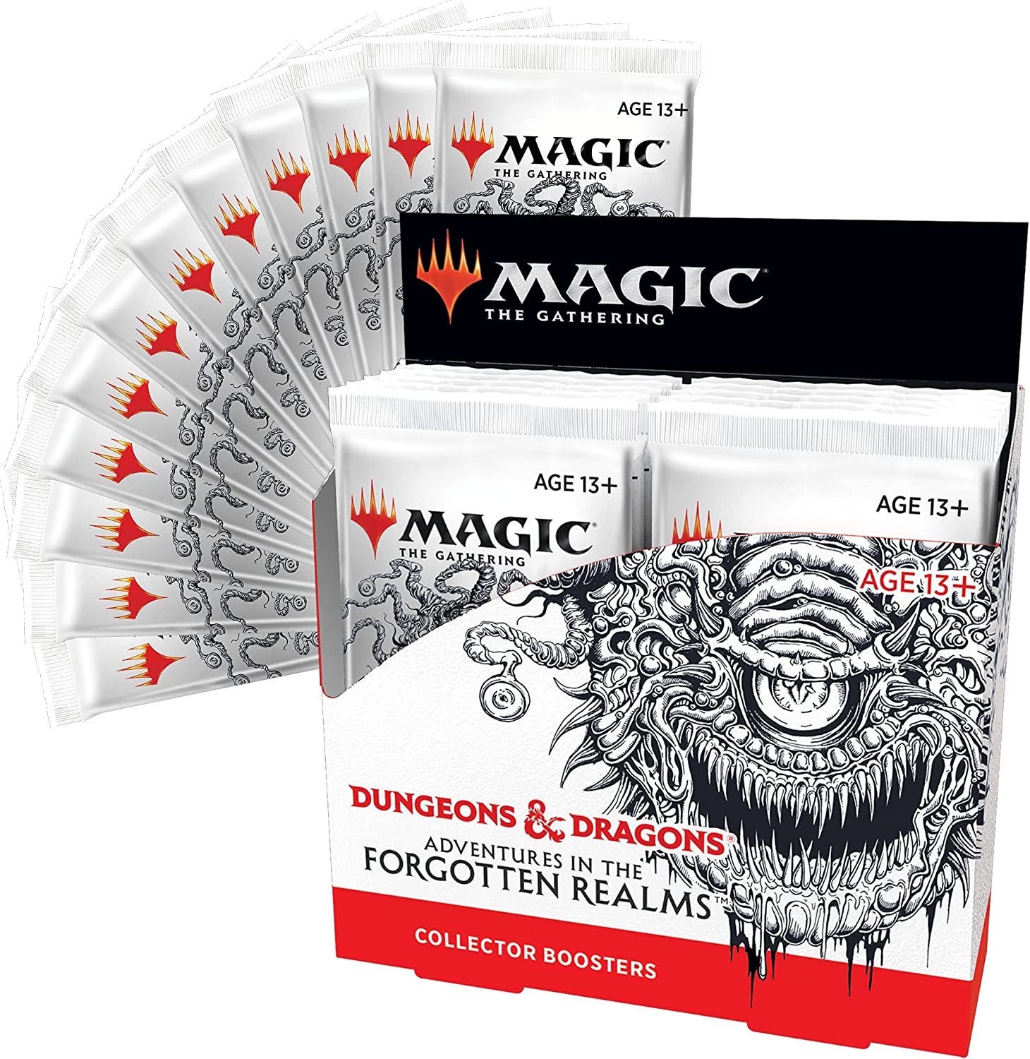 Magic: The Gathering TCG: Adventures in The Forgotten Realms Collector Booster Box - 12 Packs Card Game Wizards of the Coast