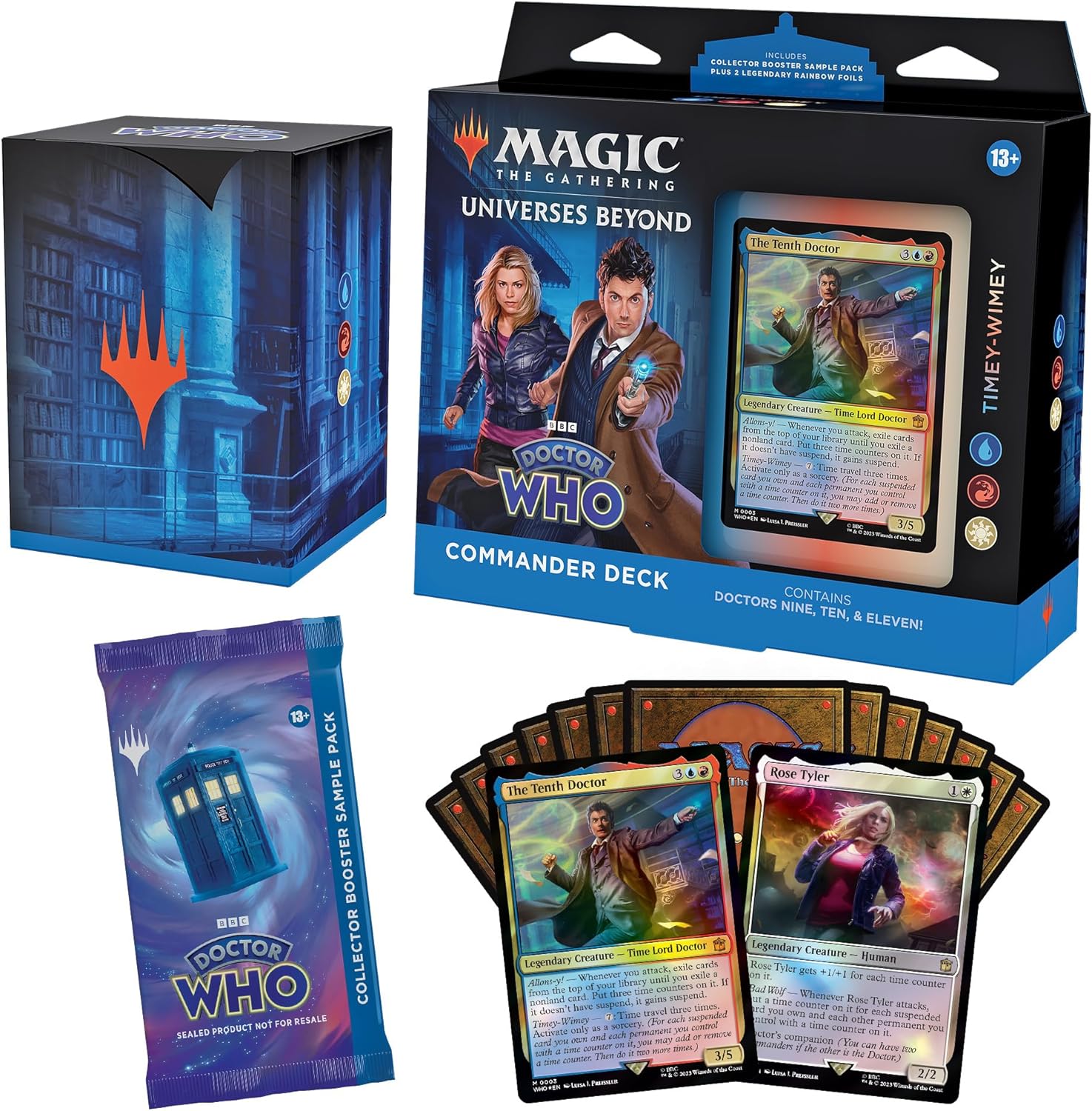 Magic: The Gathering TCG - Universes Beyond: Doctor Who Commander Deck Bundle Card Game Wizards of the Coast