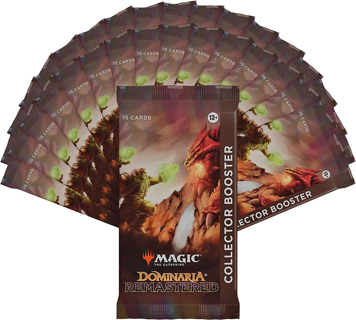Magic: The Gathering TCG: Dominaria Remastered Collector Booster Box - 12 Packs Card Game Wizards of the Coast