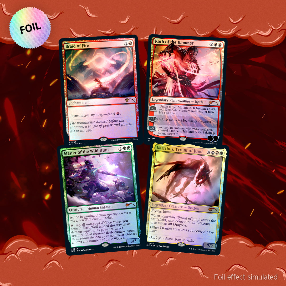 Magic: The Gathering TCG: Secret Lair Artist Series - Sam Burley - Foil Edition Card Game Wizards of the Coast