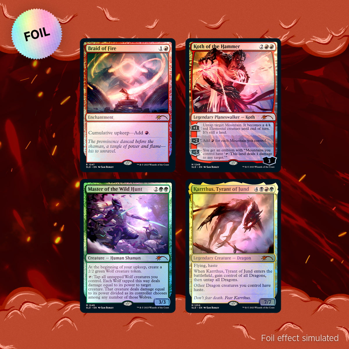 Magic: The Gathering TCG: Secret Lair Artist Series - Sam Burley - Foil Edition Card Game Wizards of the Coast