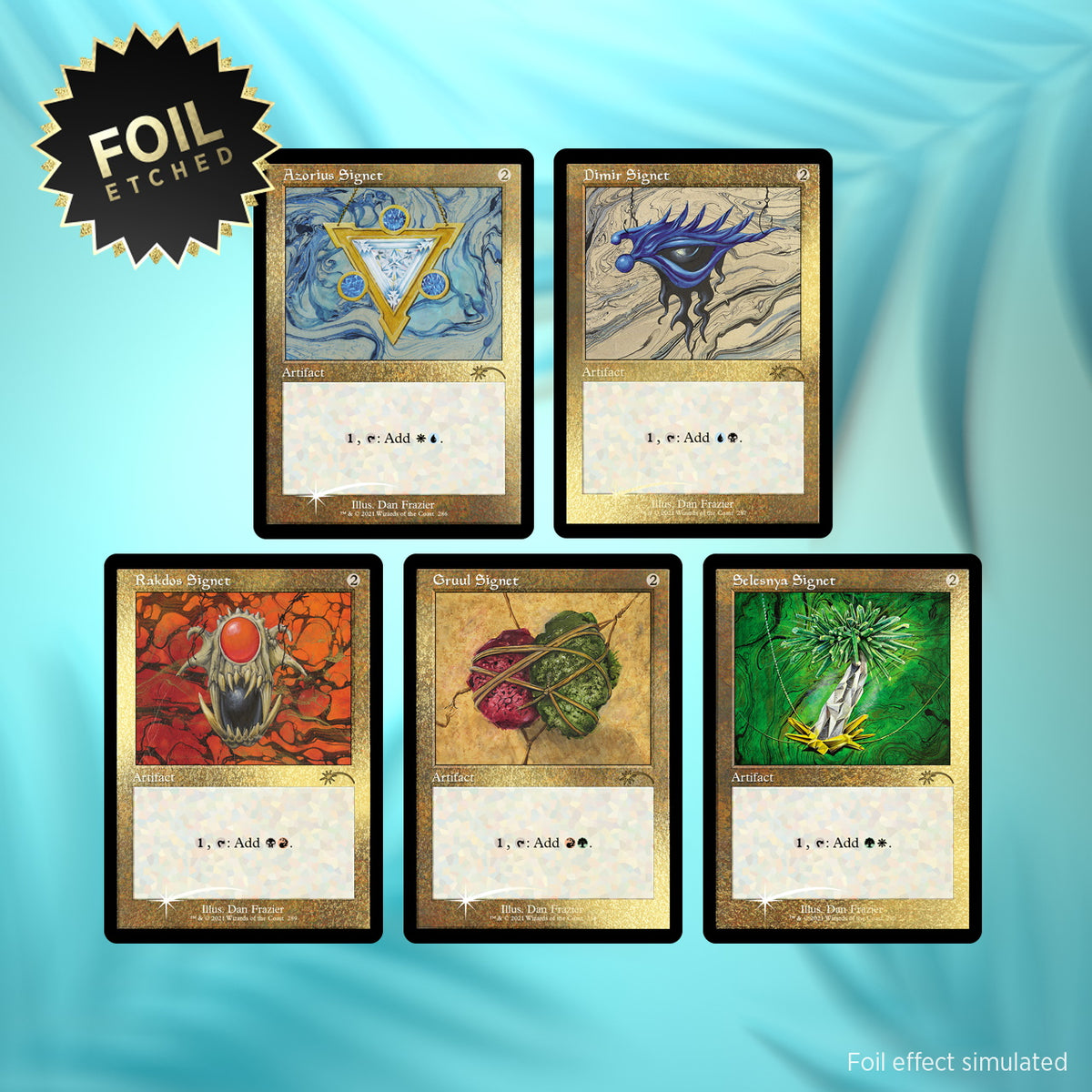 Magic: The Gathering TCG: Secret Lair Drop Series - Dan Frazier is Back: The Allied Signets - Foil Etched Edition Card Game Wizards of the Coast