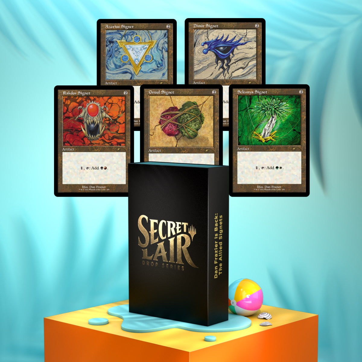 Magic: The Gathering TCG: Secret Lair Drop Series - Dan Frazier is Back: The Allied Signets Card Game Wizards of the Coast
