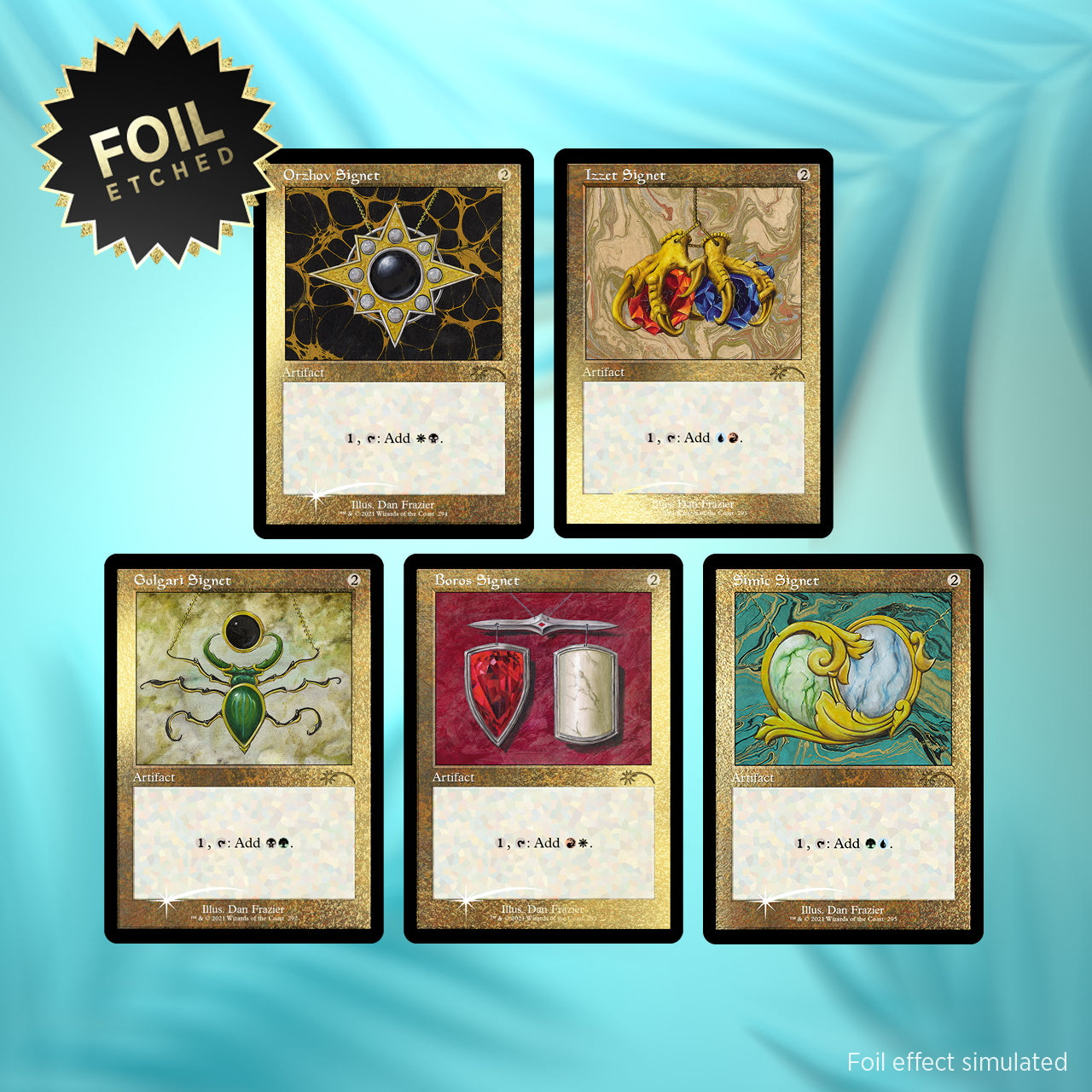 Magic: The Gathering TCG: Secret Lair Drop Series - Dan Frazier is Back: The Enemy Signets - Foil Edition Card Game Wizards of the Coast
