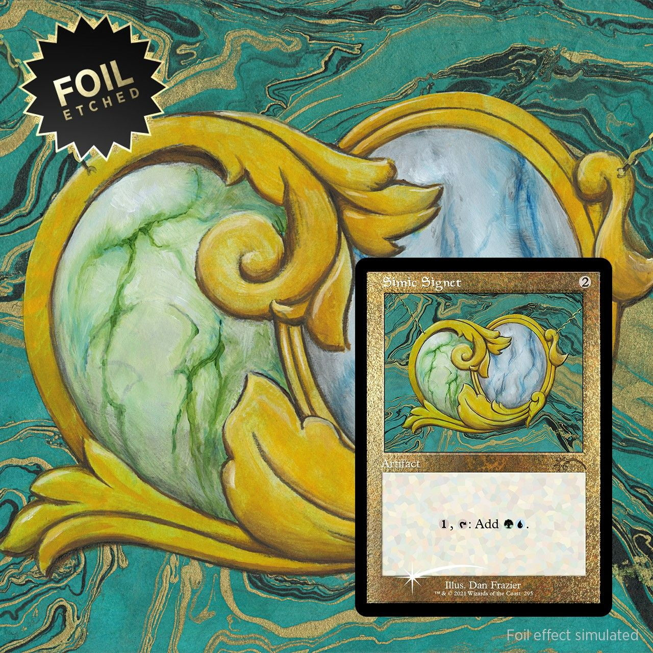 Magic: The Gathering TCG: Secret Lair Drop Series - Dan Frazier is Back: The Enemy Signets - Foil Edition Card Game Wizards of the Coast