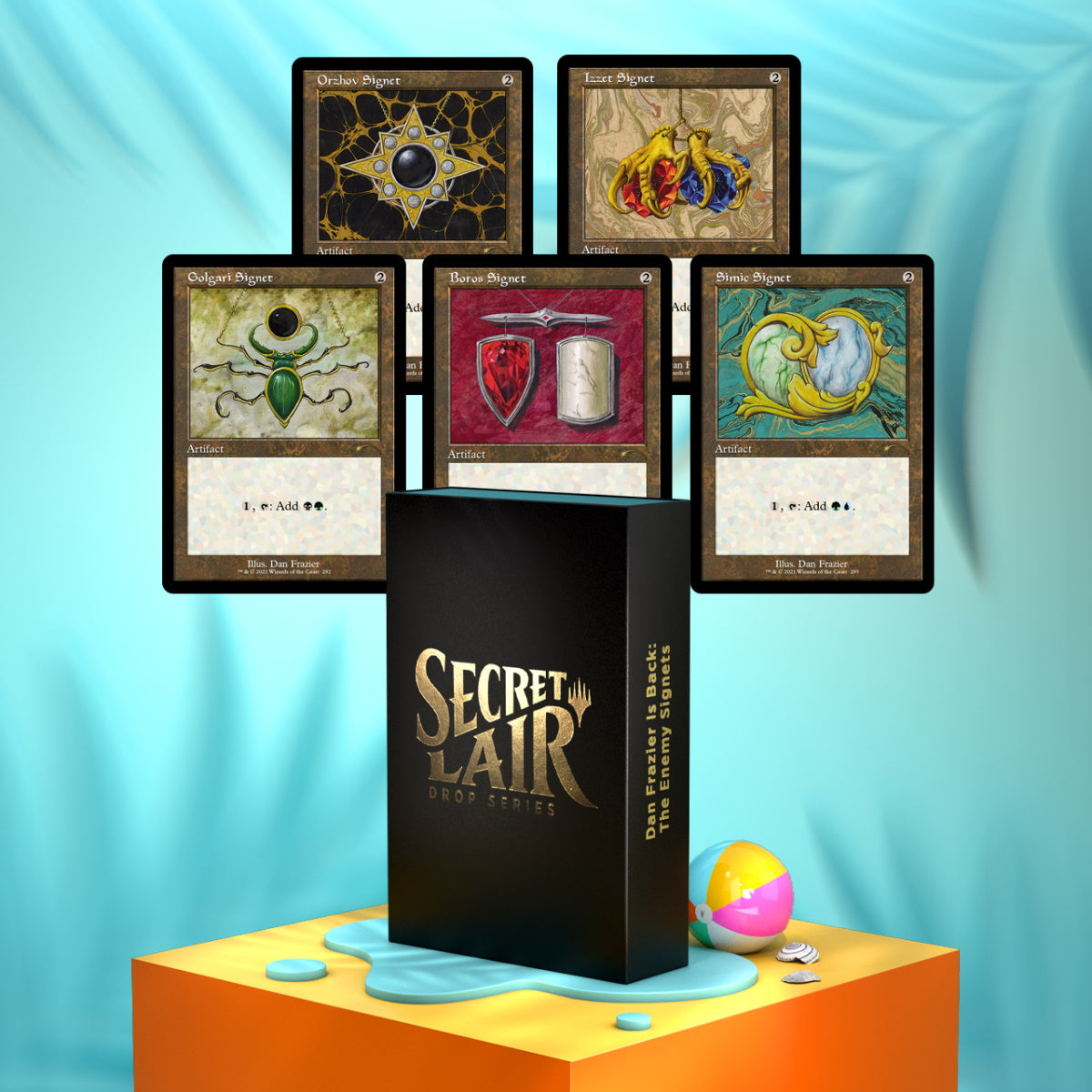 Magic: The Gathering TCG: Secret Lair Drop Series - Dan Frazier is Back: The Enemy Signets Card Game Wizards of the Coast