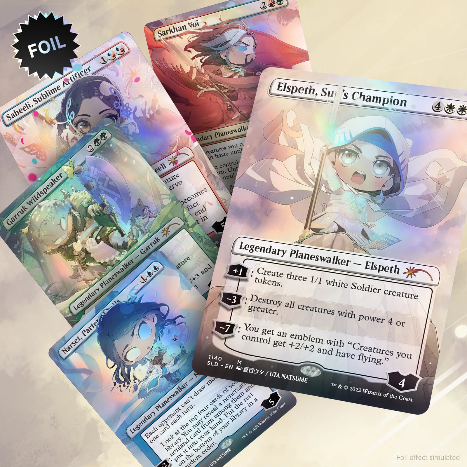 Magic: The Gathering TCG: Secret Lair Drop Series - Li'l'er Walkers - Foil Edition Card Game Wizards of the Coast