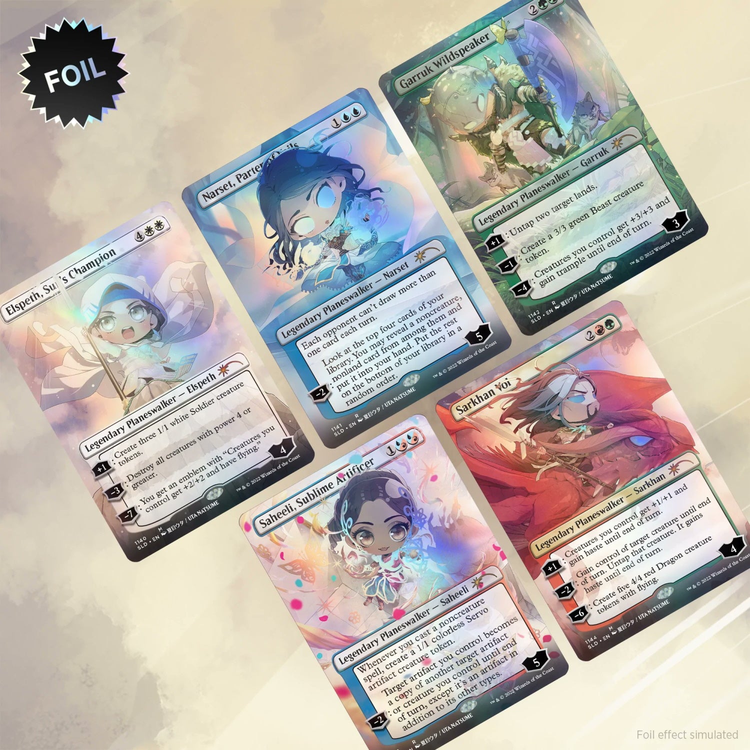 Magic: The Gathering TCG: Secret Lair Drop Series - Li'l'er Walkers - Foil Edition Card Game Wizards of the Coast