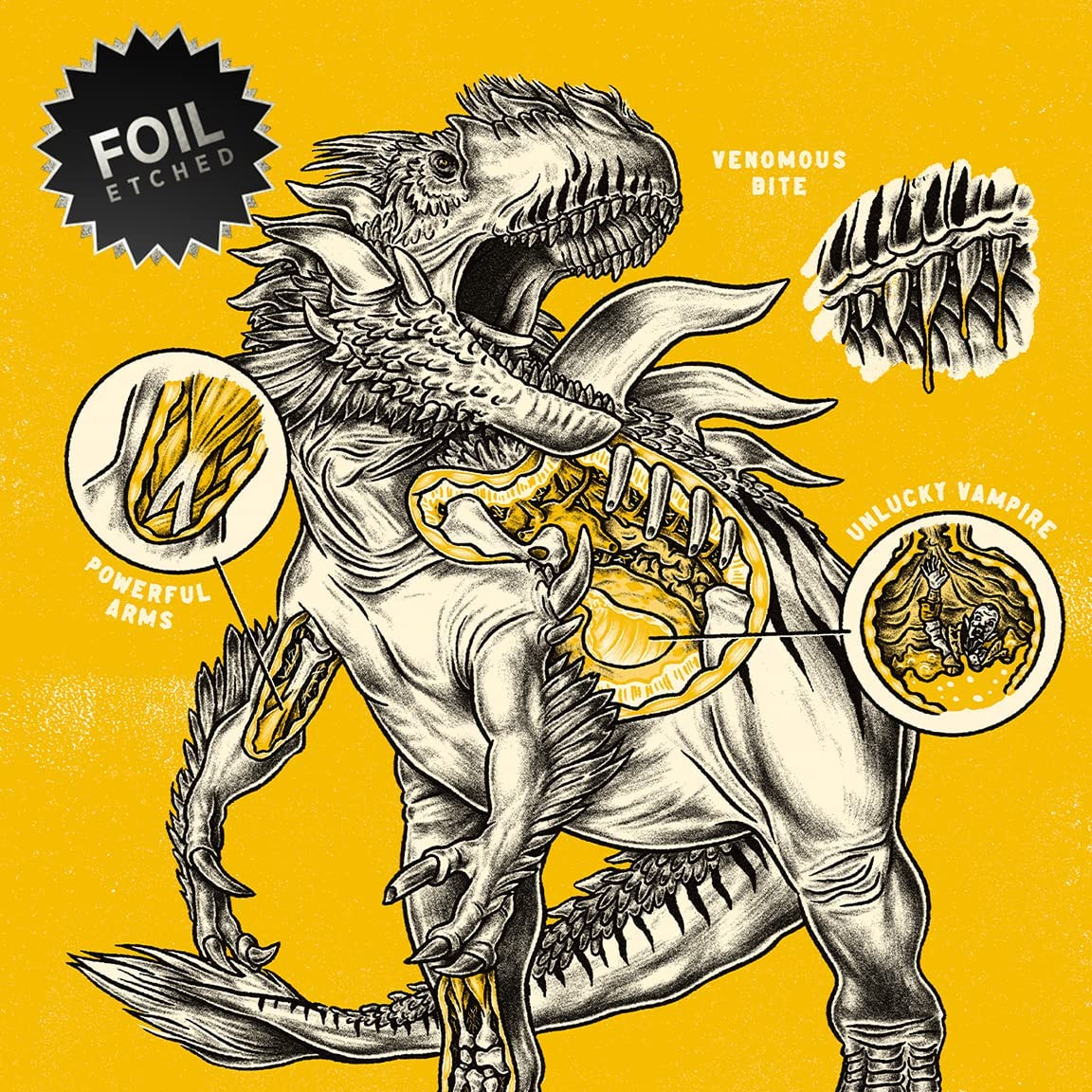 Magic: The Gathering TCG: Secret Lair Drop Series - Monster Anatomy 101 - Foil Etched Edition Card Game Wizards of the Coast