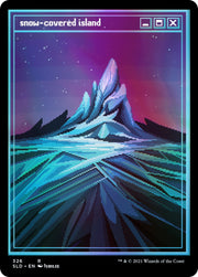 Magic: The Gathering TCG: Secret Lair Drop Series - PixelSnowLands.jpg - Foil Edition Card Game Wizards of the Coast