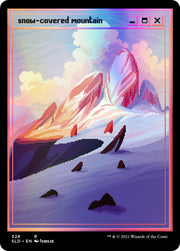Magic: The Gathering TCG: Secret Lair Drop Series - PixelSnowLands.jpg - Foil Edition Card Game Wizards of the Coast