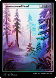 Magic: The Gathering TCG: Secret Lair Drop Series - PixelSnowLands.jpg - Foil Edition Card Game Wizards of the Coast