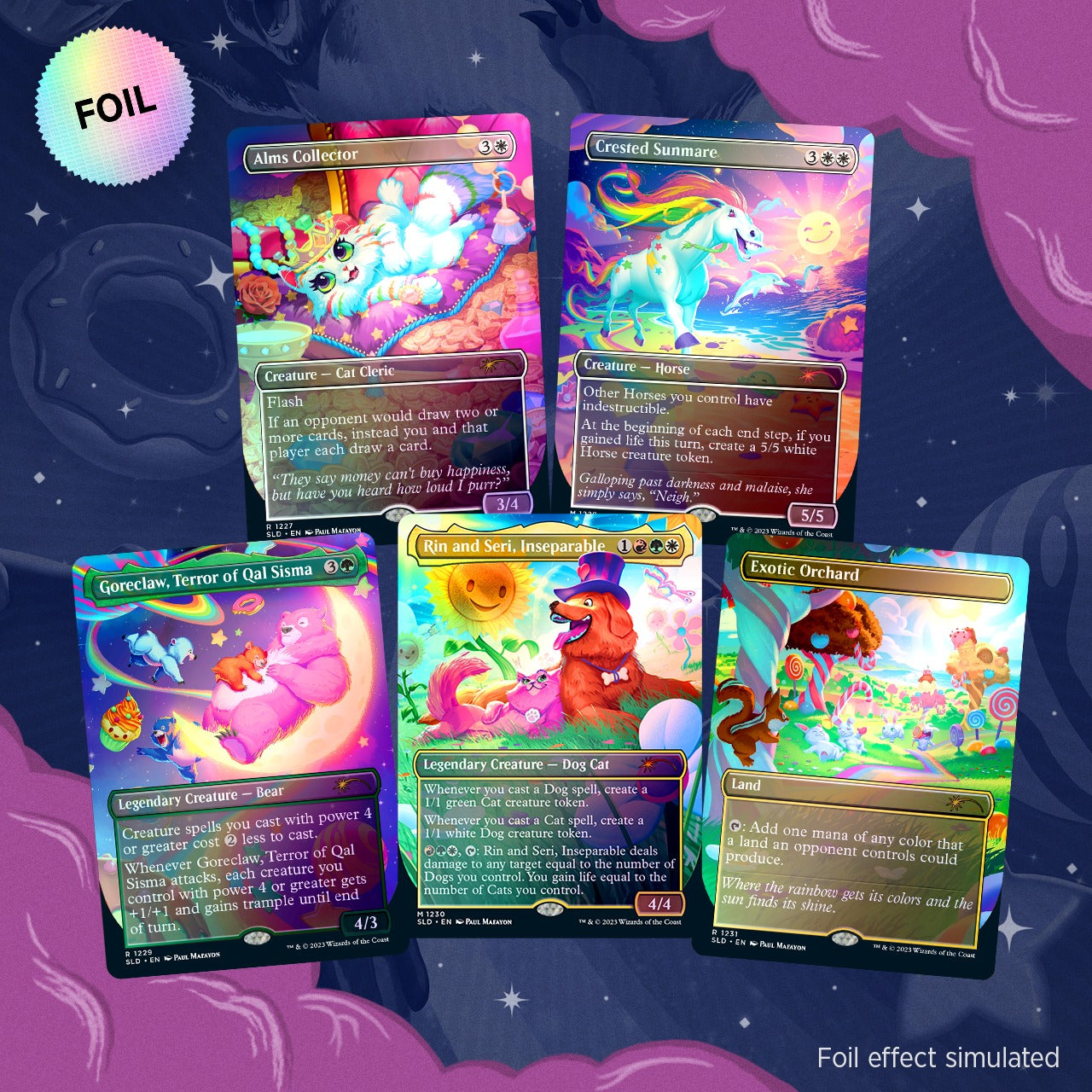 Magic: The Gathering TCG: Secret Lair Drop Series - The '90s Binder Experience - Foil Edition Card Game Wizards of the Coast