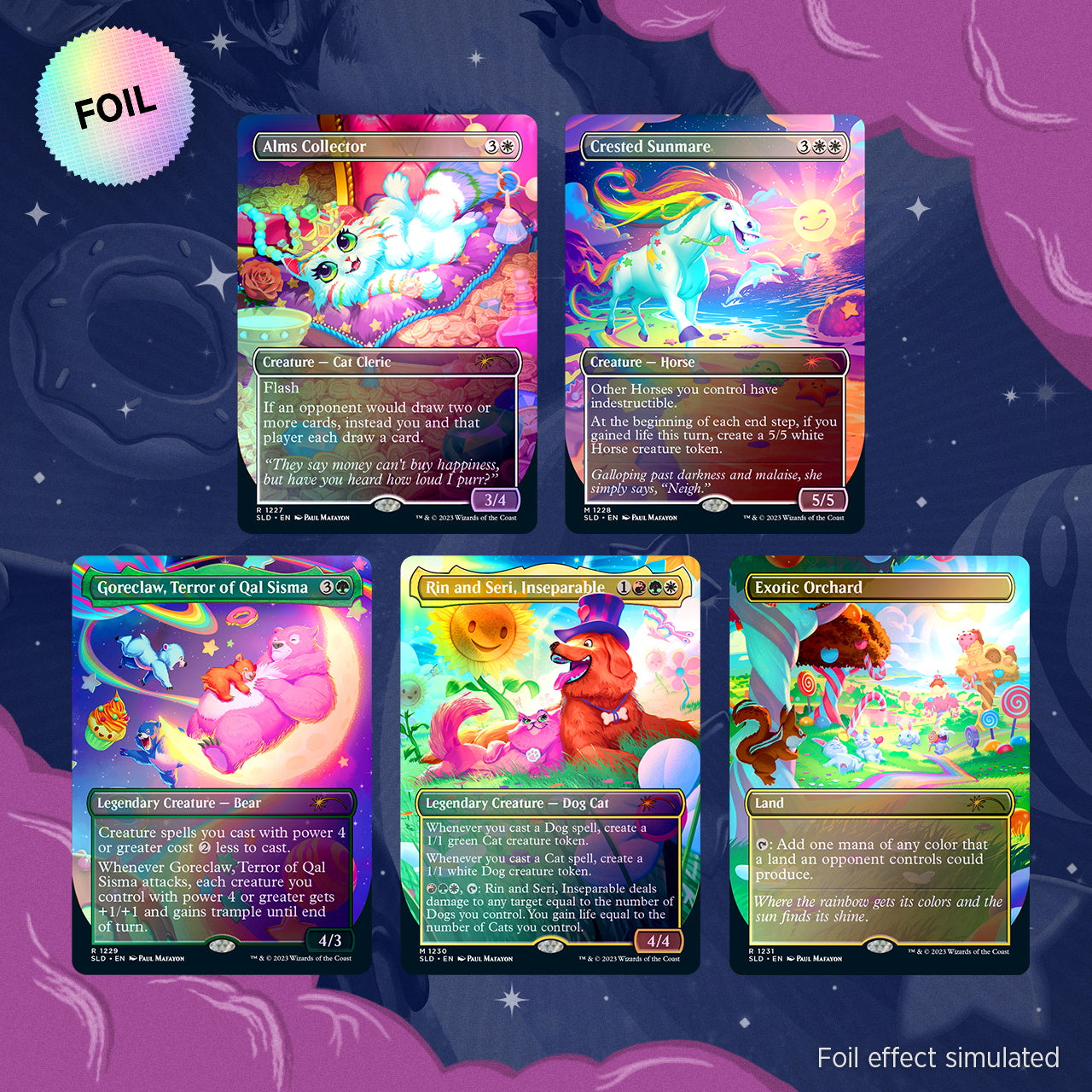 Magic: The Gathering TCG: Secret Lair Drop Series - The '90s Binder Experience - Foil Edition Card Game Wizards of the Coast