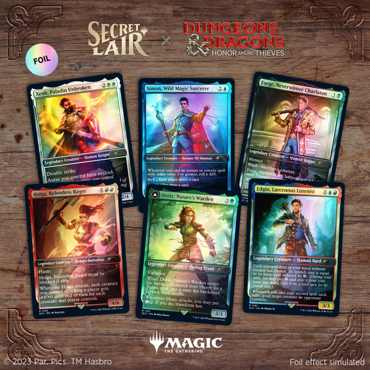 Magic: The Gathering TCG: Secret Lair x Dungeons & Dragons: Honor Among Thieves - Foil Edition Card Game Wizards of the Coast