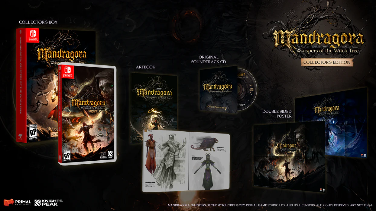 Mandragora: Whispers of the Witch Tree - Collector's Edition [Nintendo Switch] Nintendo Switch Video Game Knights Peak
