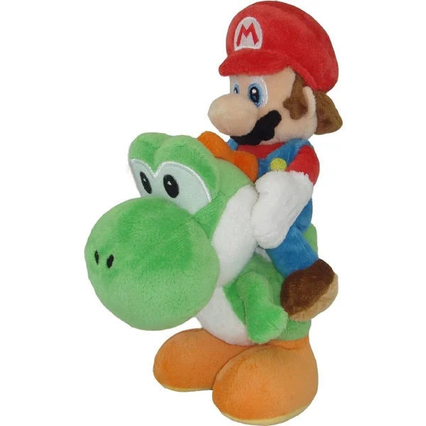 Mario Riding Yoshi Plush - 8" Inch [Little Buddy] Plushies Little Buddy