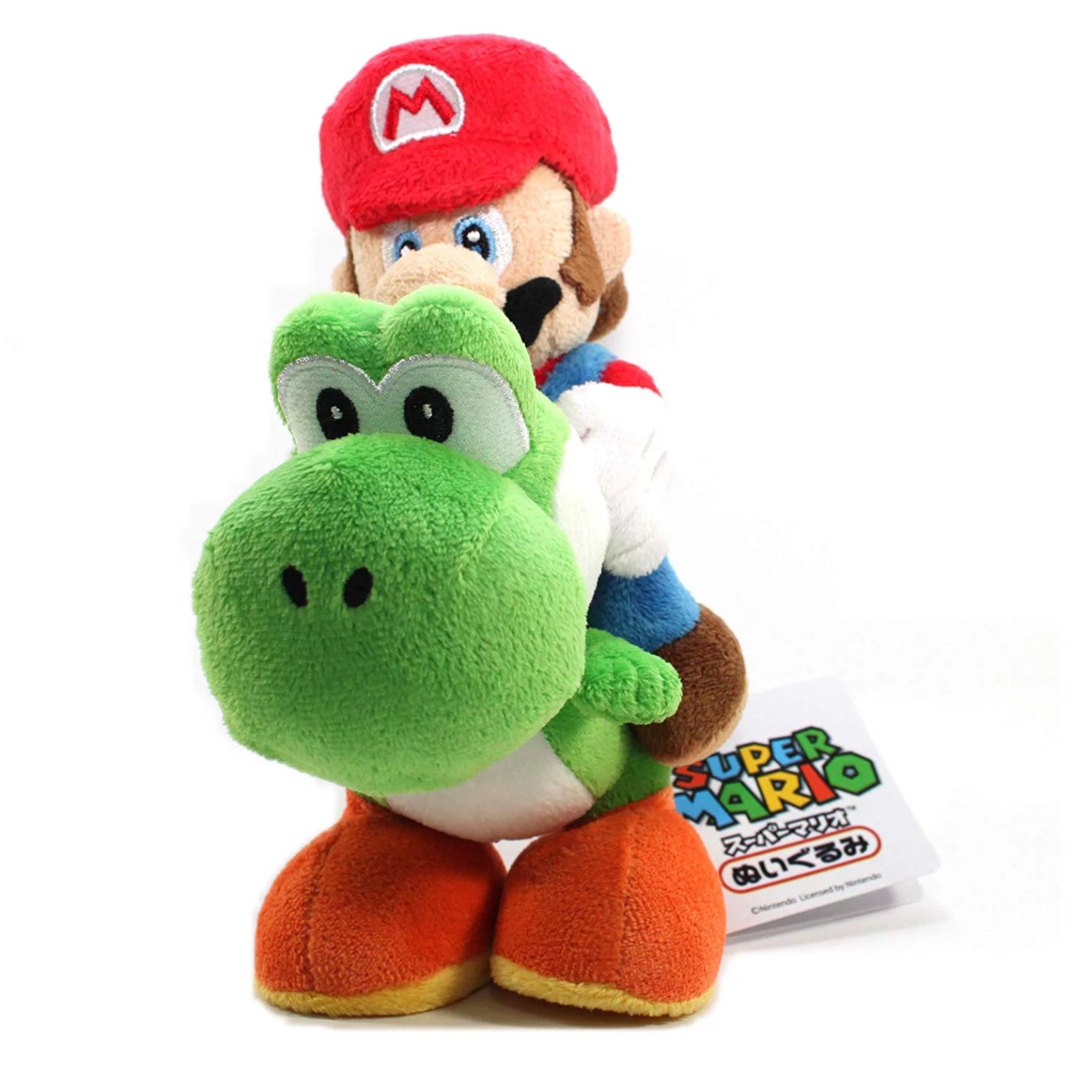 Mario Riding Yoshi Plush - 8" Inch [Little Buddy] Plushies Little Buddy