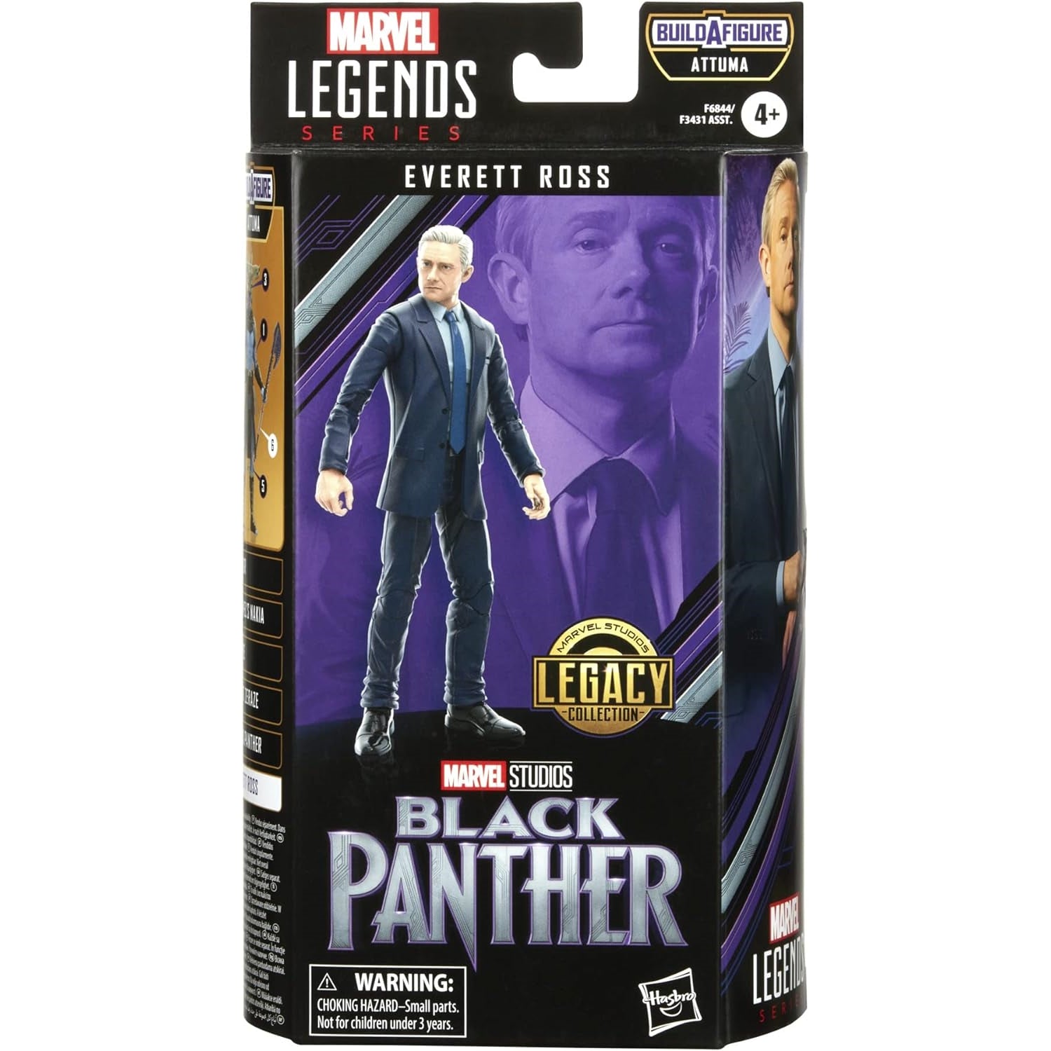 Marvel Legends Series: Black Panther - Everett Ross 6" Action Figure Toys & Games Hasbro