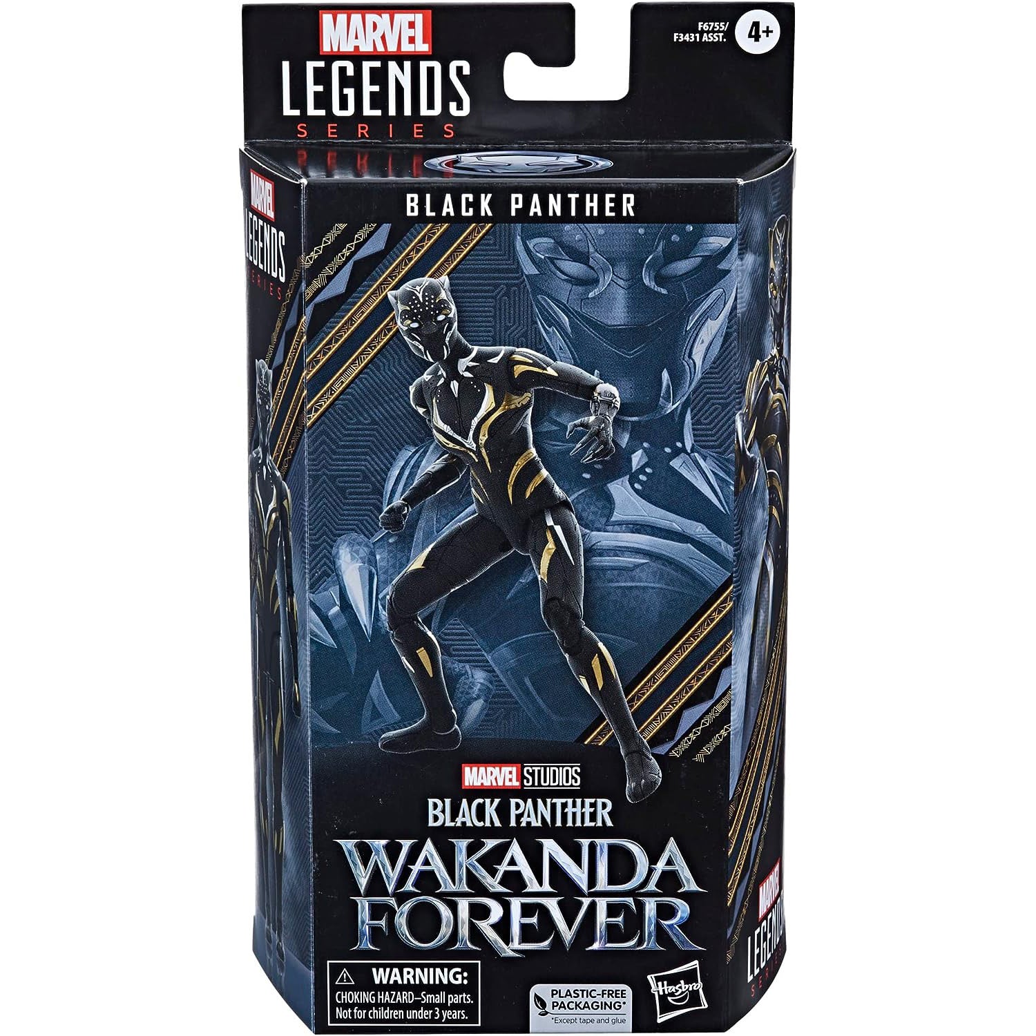 Marvel Legends Series: Black Panther Wakanda Forever - Black Panther 6" Action Figure Toys & Games Hasbro