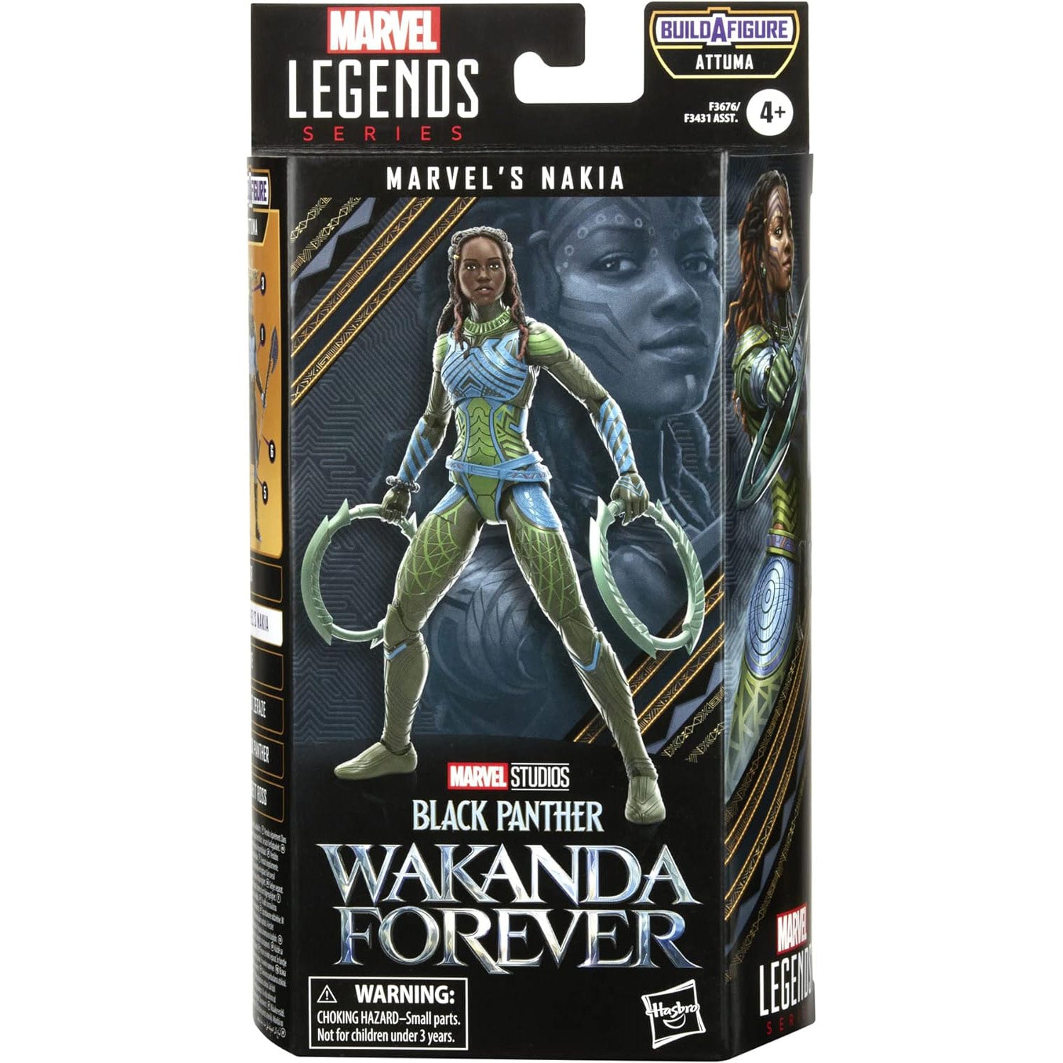 Marvel Legends Series: Black Panther Wakanda Forever - Marvel's Nakia 6" Action Figure Toys & Games Hasbro