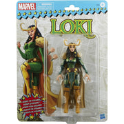 Marvel Legends Series: Loki Agent of Asgard 6" Retro Packaging Action Figure with 2 Accessories Toys & Games Hasbro