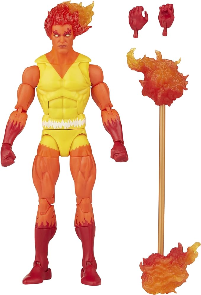 Marvel Legends Series: Retro Fantastic Four Firelord 6" Action Figure Toys & Games Hasbro