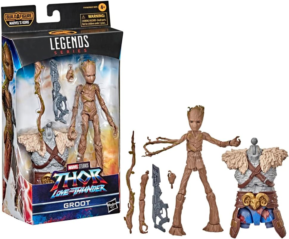 Marvel Legends Series: Thor: Love and Thunder Groot 6" Action Figure Toys & Games Hasbro