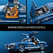 Mattel Brick Shop: Hot Wheels Mercedes-Benz 300 SL Building Set Toys & Games Mattel
