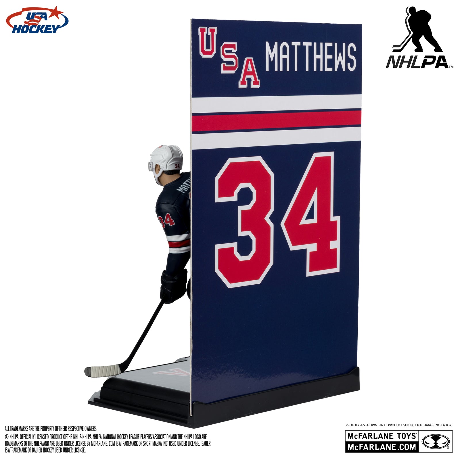 McFarlane SportsPicks NHL: Auston Matthews (USA Hockey) Olympics - 7" Figure Toys & Games McFarlane Toys