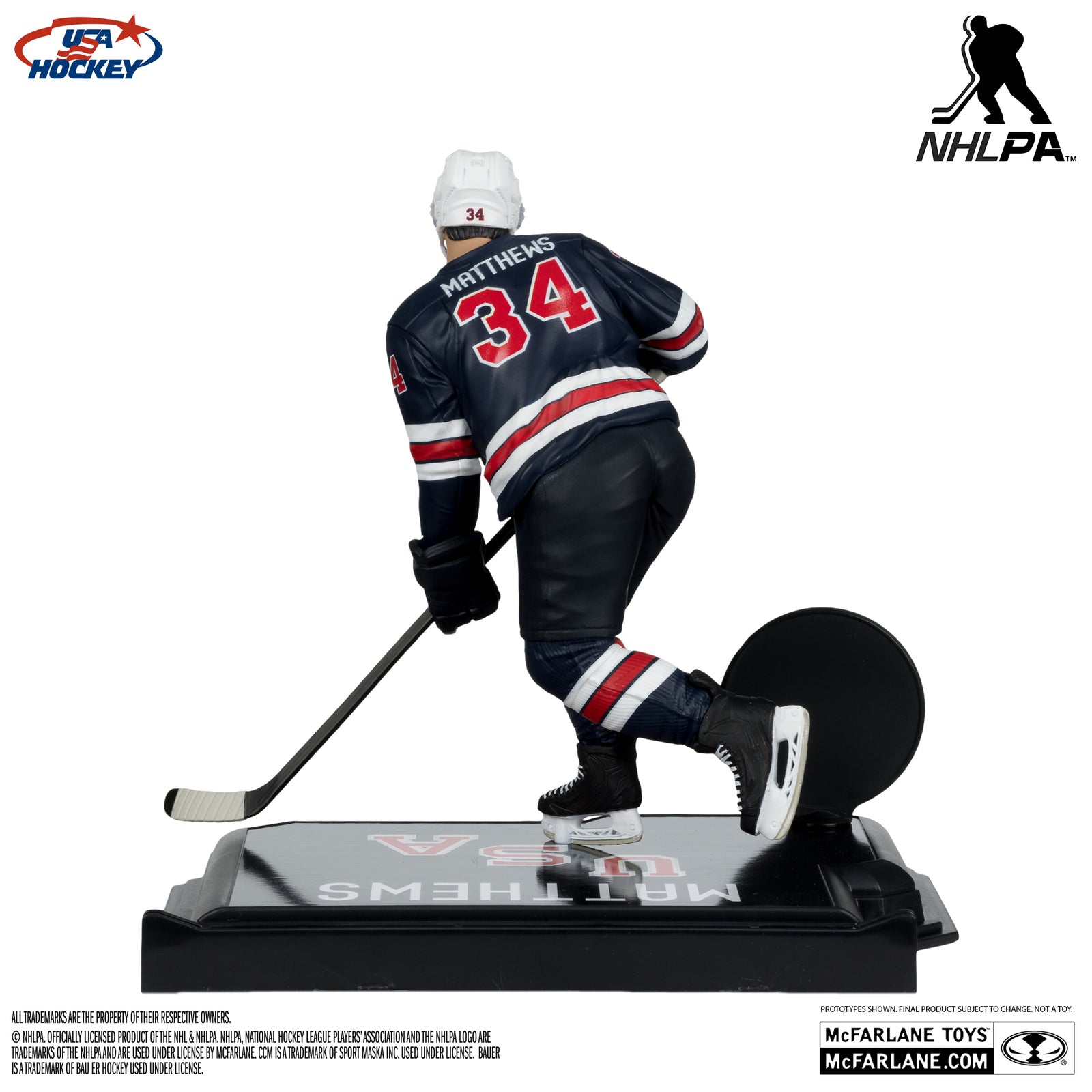 McFarlane SportsPicks NHL: Auston Matthews (USA Hockey) Olympics - 7" Figure Toys & Games McFarlane Toys