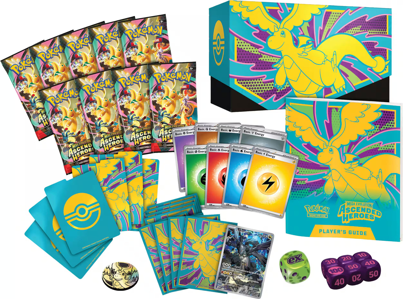 Pokemon TCG: Mega Evolution - Ascended Heroes Elite Trainer Box Card Game Pokemon