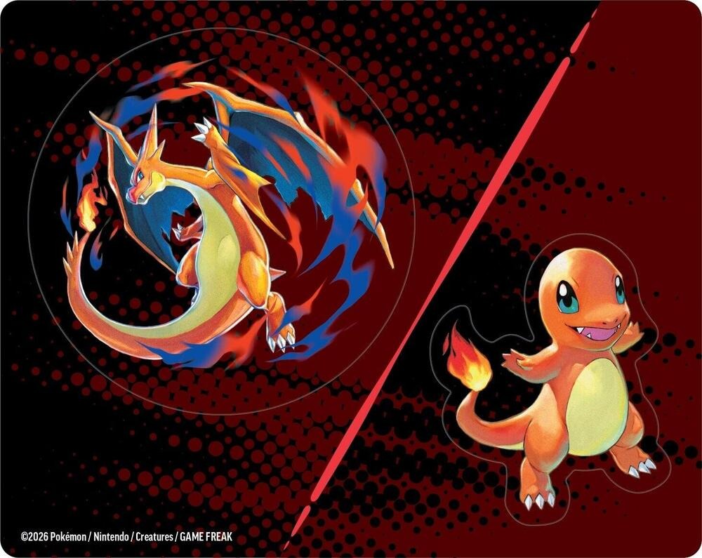Pokemon TCG: Mega Evolution Ascended Heroes Tech Sticker Collection - Charmander Card Game Pokemon