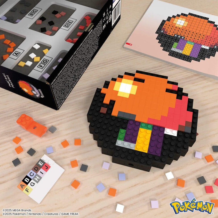 MEGA: Pokemon [Pixel Art Pokeball] Toys & Games MEGA