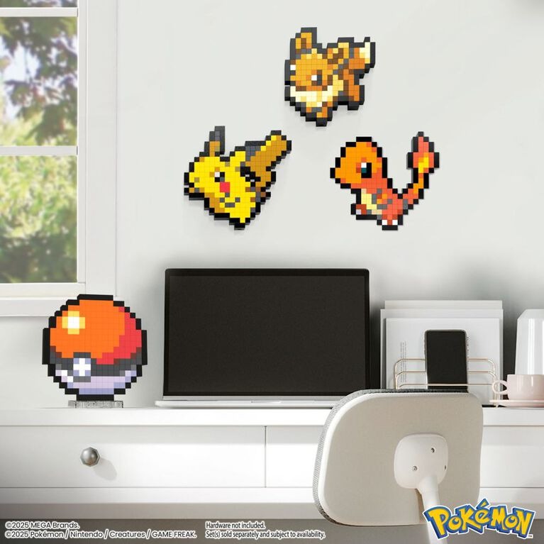 MEGA: Pokemon [Pixel Art Pokeball] Toys & Games MEGA