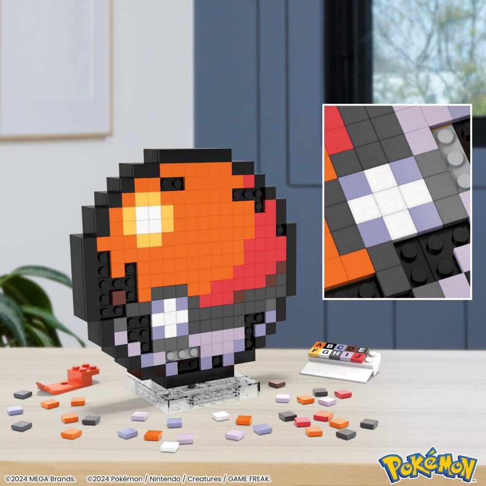 MEGA: Pokemon [Pixel Art Pokeball] Toys & Games MEGA