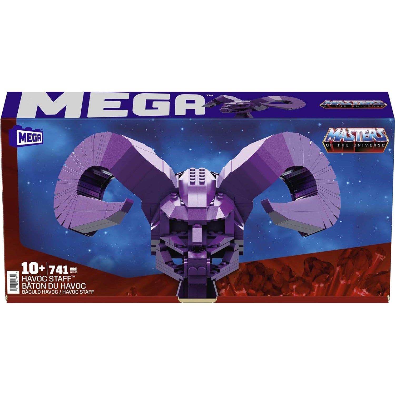 MEGA : Masters of the Universe - Motu Havoc Staff - 741 Piece Building Kit Toys & Games MEGA