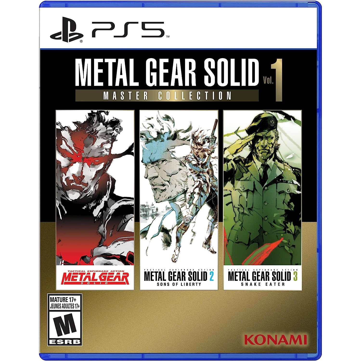 Metal Gear Solid: Master Collection Vol. 1 [PlayStation 5] PlayStation 5 Video Game Konami   