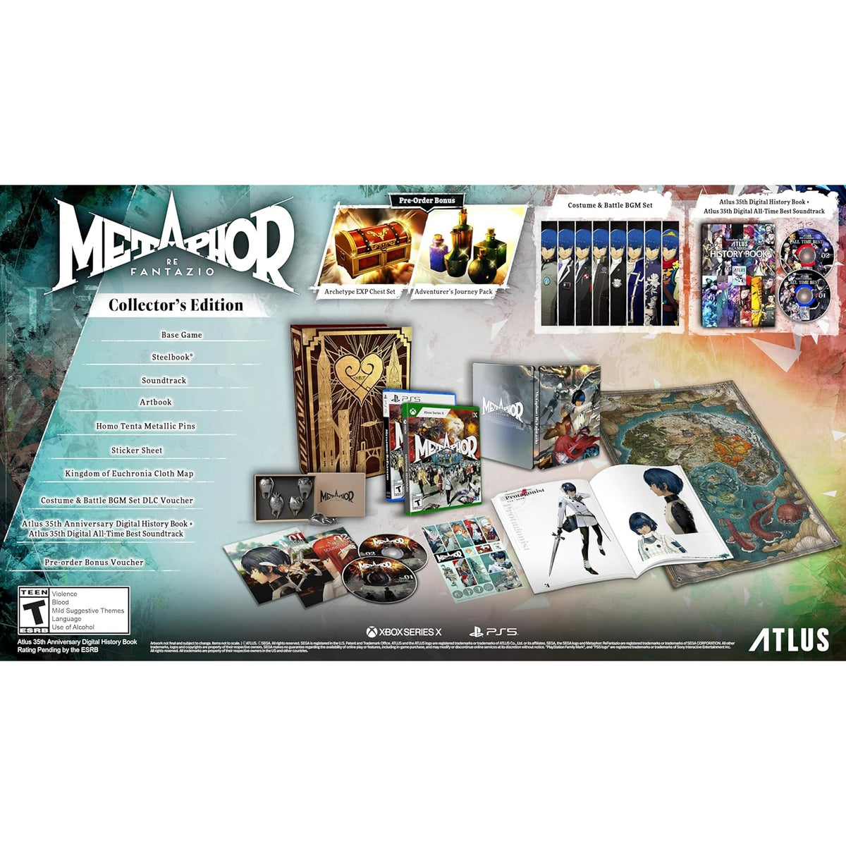 Metaphor ReFantazio - Collector's Edition [PlayStation 5] PlayStation 5 Video Game Atlus