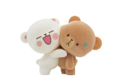 Milk Mocha Bear x Shopville Exclusive: Hugging Figurine - Fuzzy Flocked Cute Edition [Limited Edition - 1000 Made] Toys & Games Milk Mocha Bear