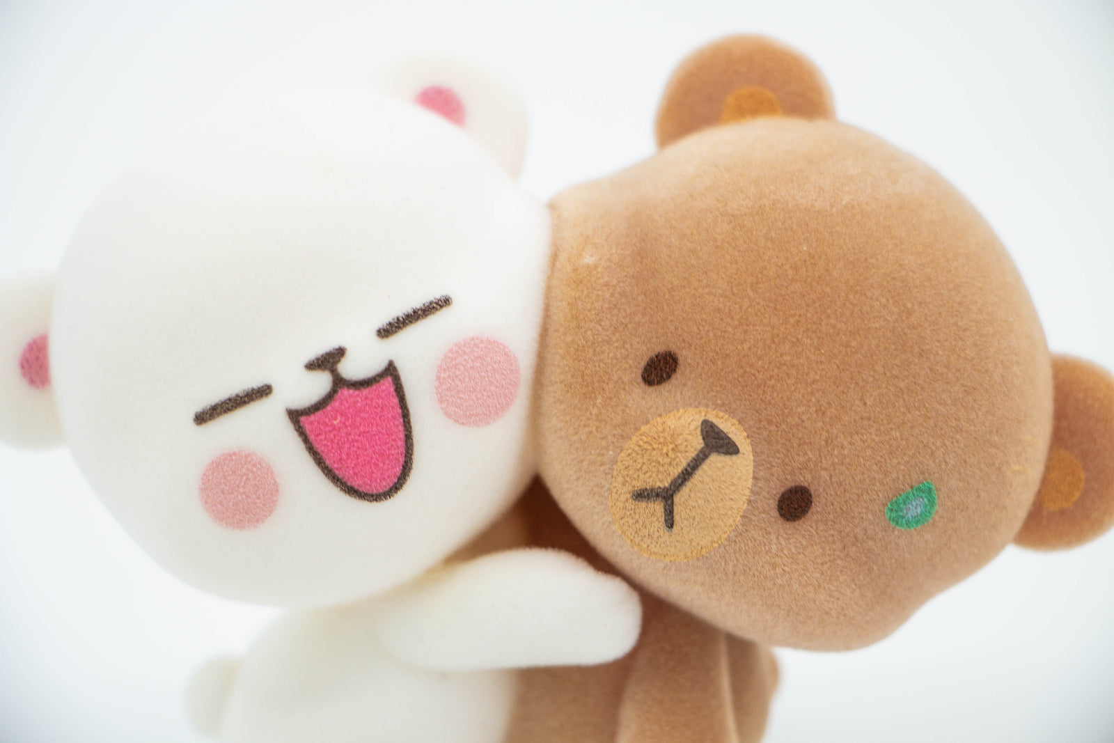 Milk Mocha Bear x Shopville Exclusive: Hugging Figurine - Fuzzy Flocked Cute Edition [Limited Edition - 1000 Made] Toys & Games Milk Mocha Bear